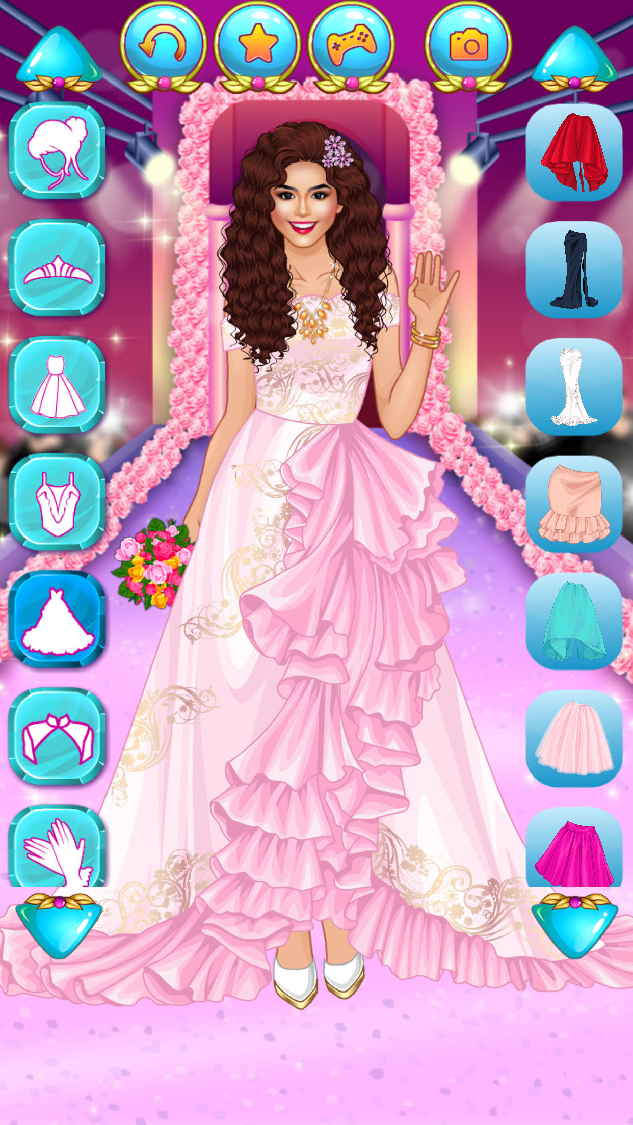 Model Dress Up: Girl Games Game Screenshot