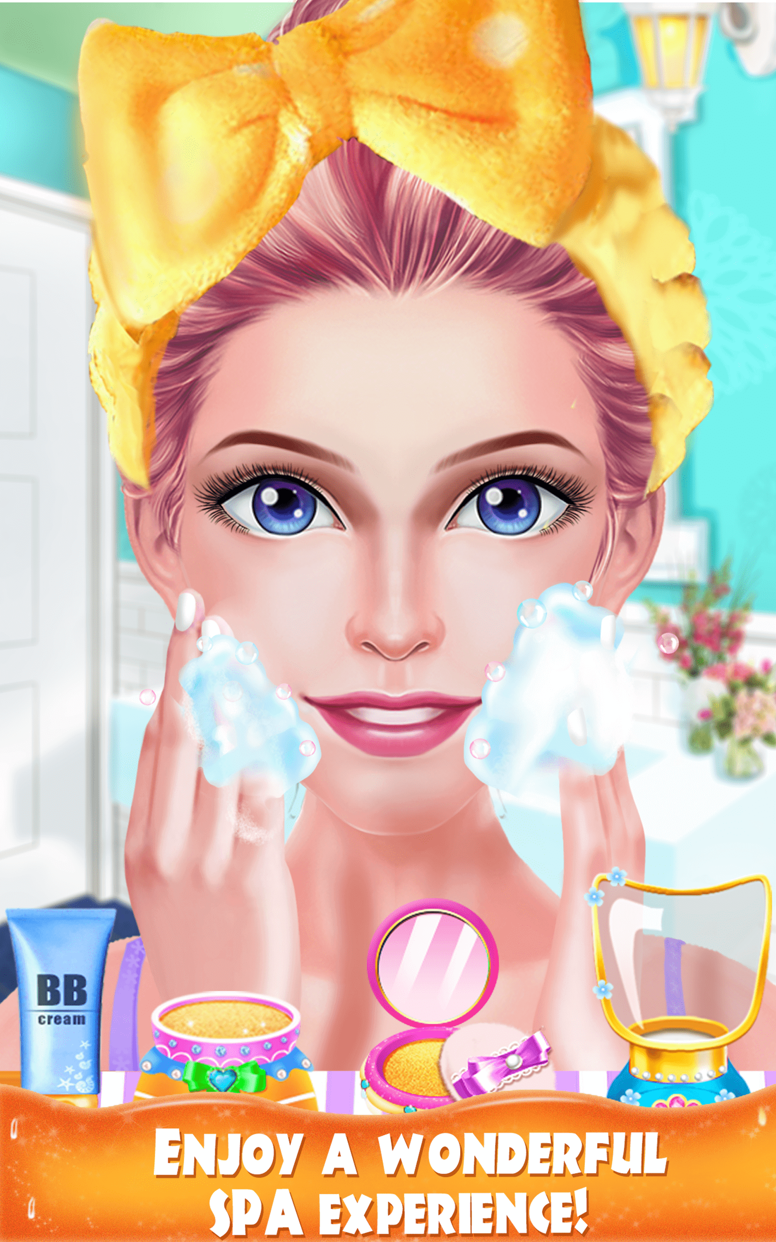 High School Water Park Salon Game Screenshot