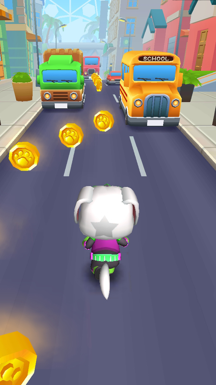 Screenshot of Talking Kitty Runner: Pet Run
