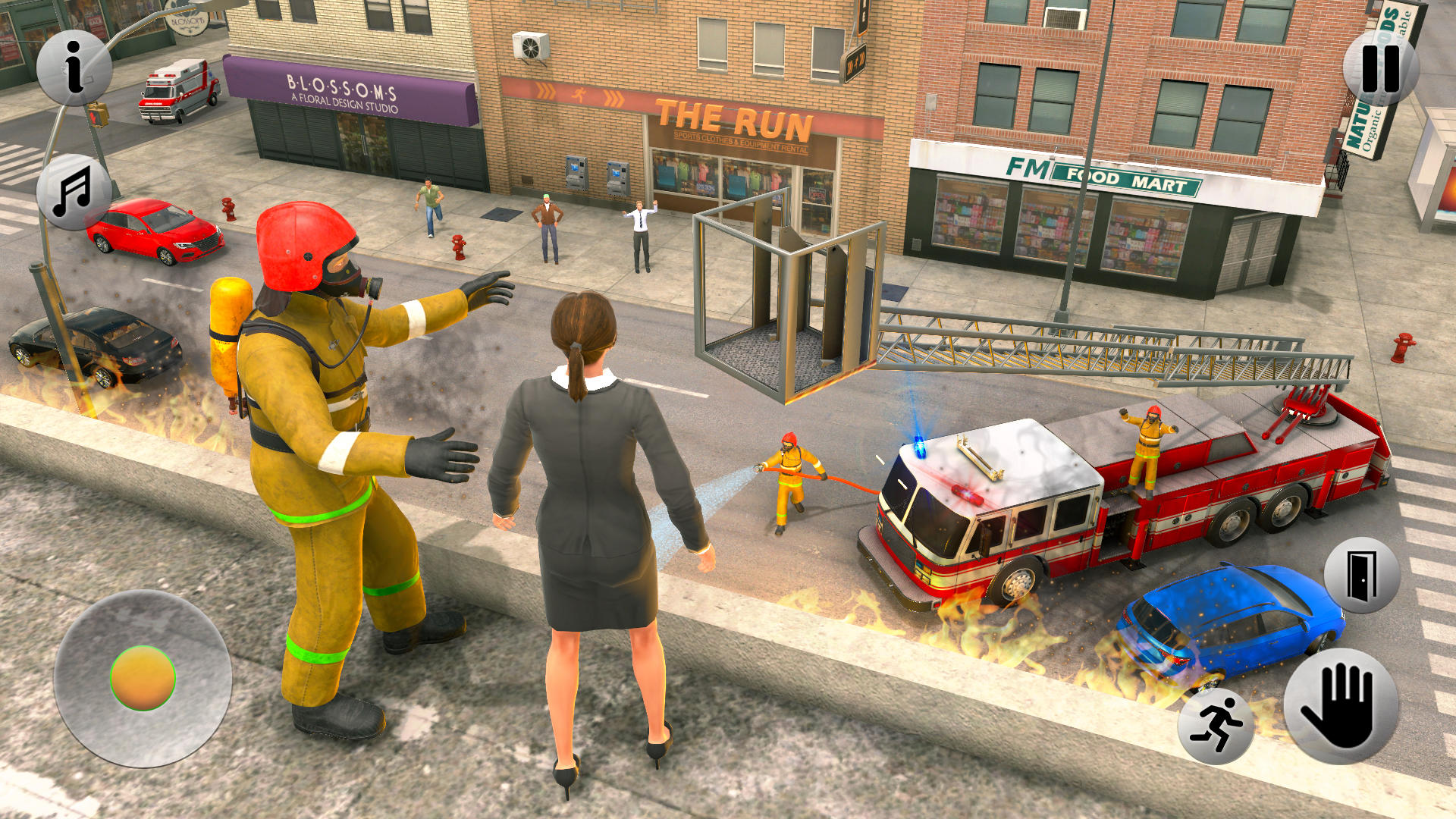 911 Emergency Fire Truck Games Game Screenshot