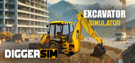 Banner of DiggerSim - Excavator & Heavy Equipment Simulator VR 