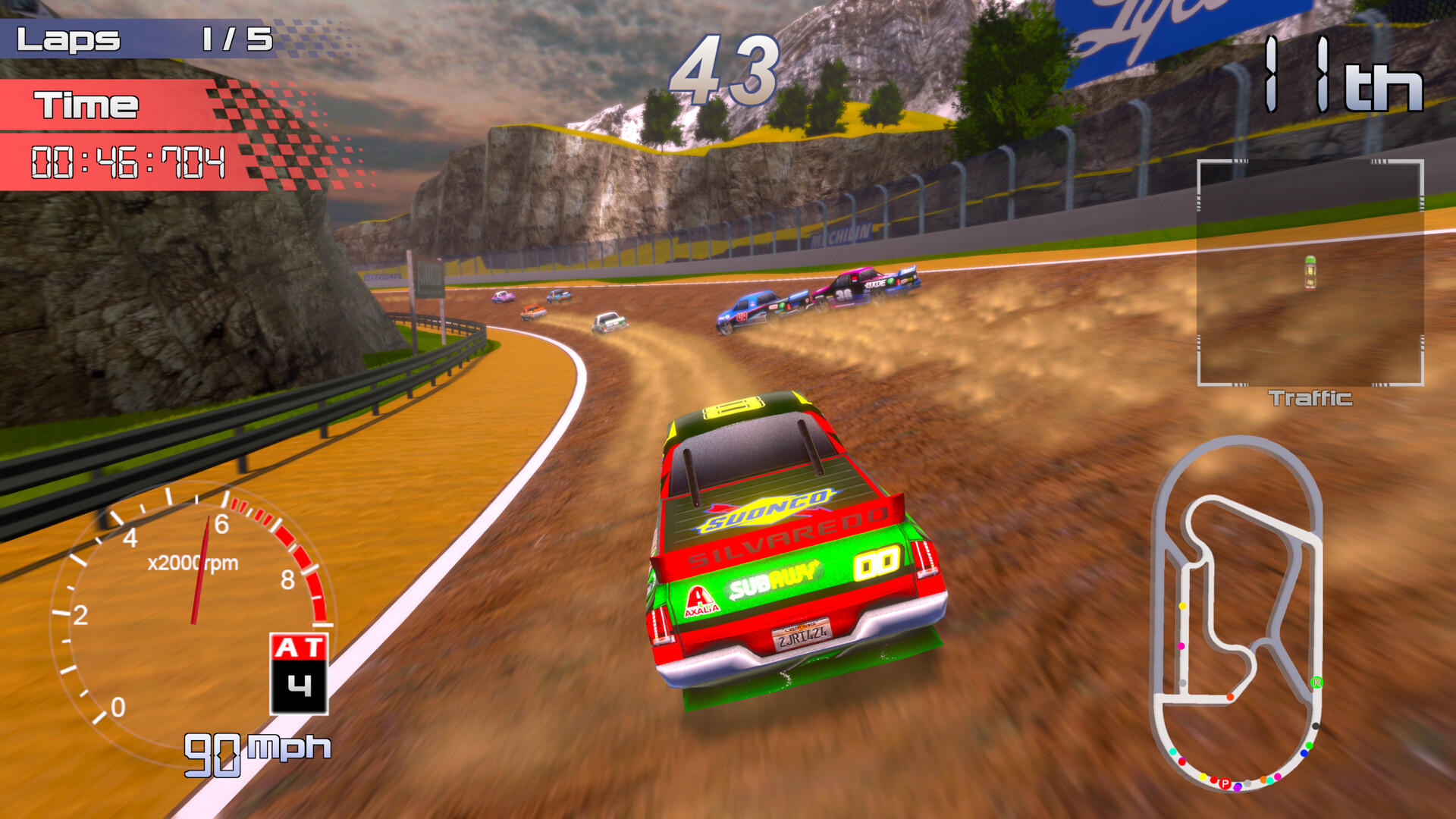 Speed Truck Racing Game Screenshot