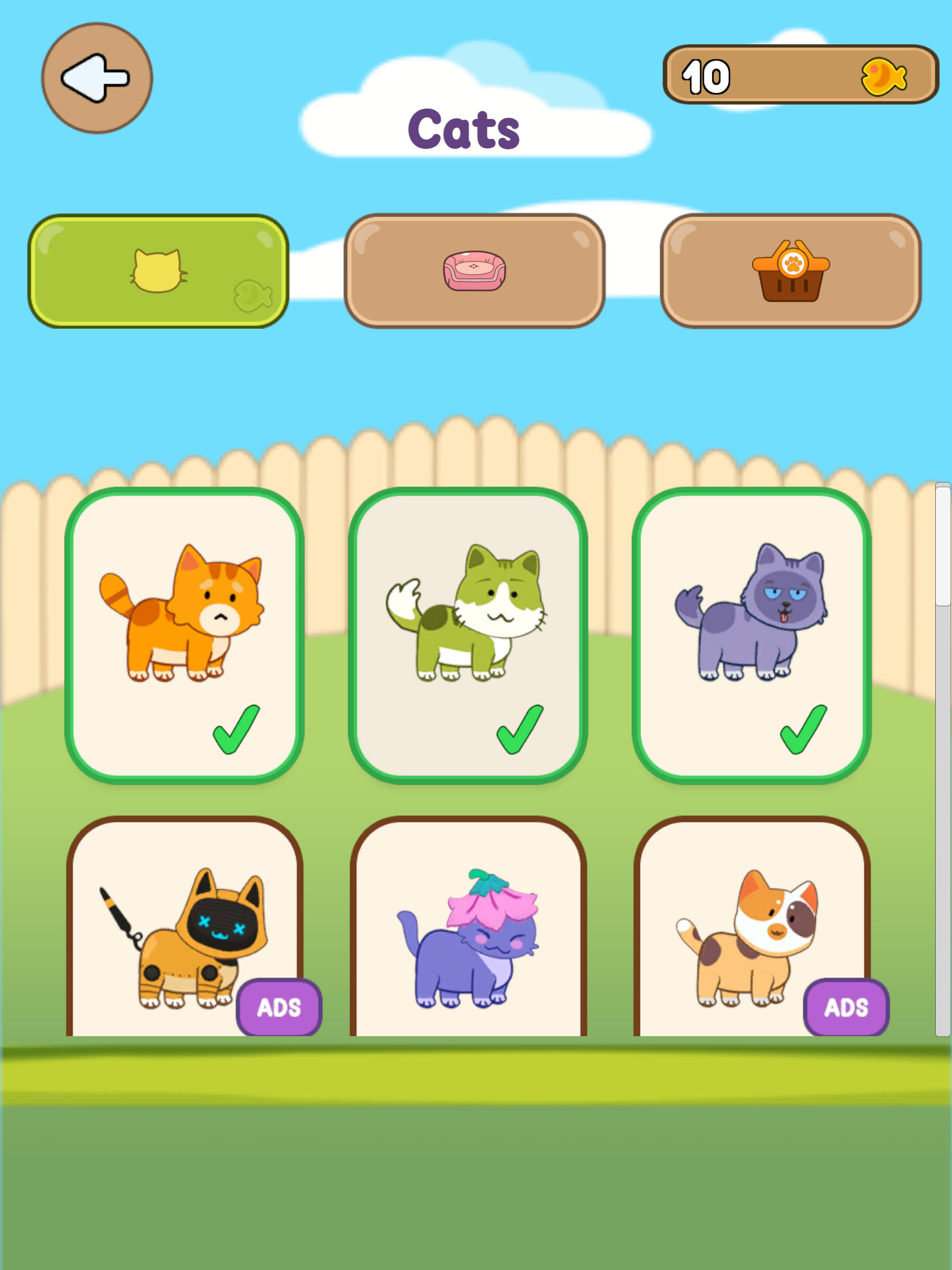 Cat Rush Puzzle - Draw to Save Game Screenshot