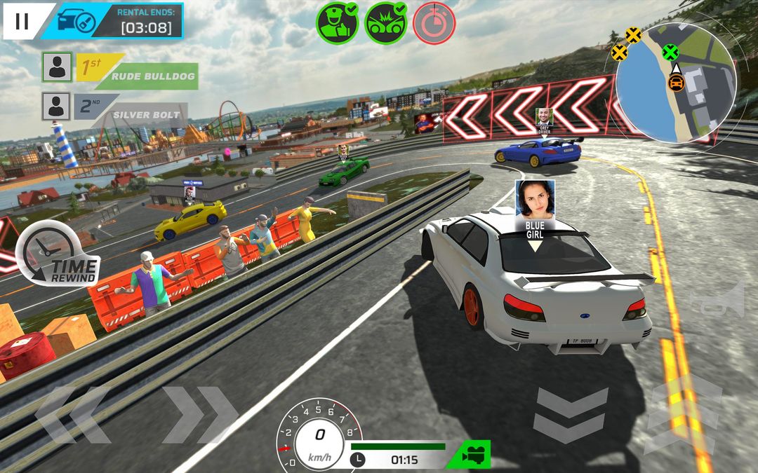 Screenshot of Car Drivers Online: Fun City