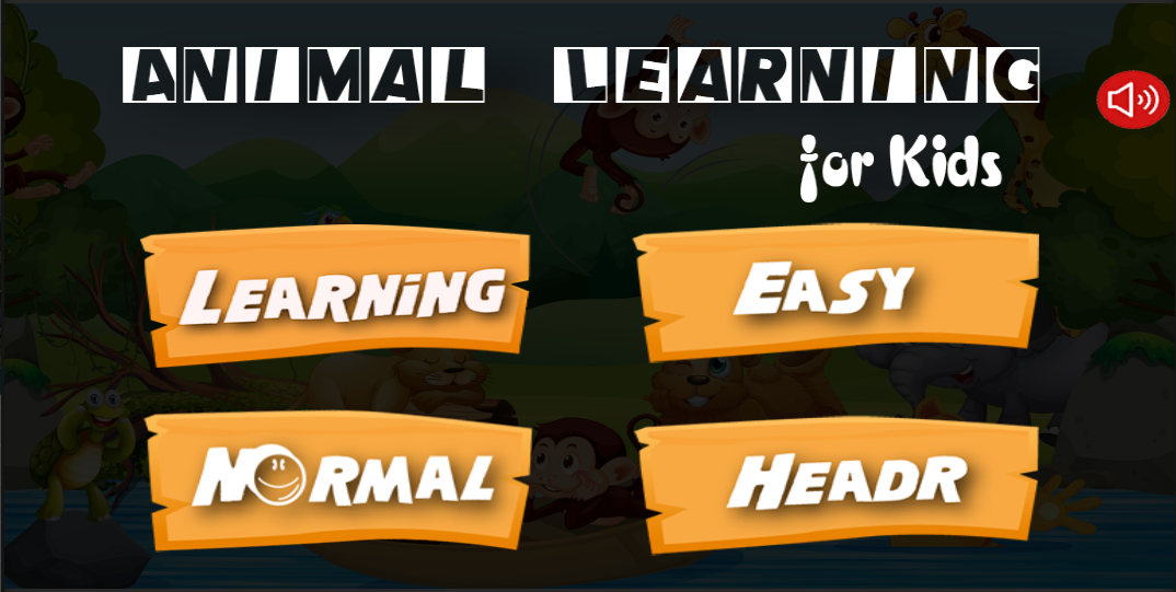 Cuplikan Layar Game Animal learning