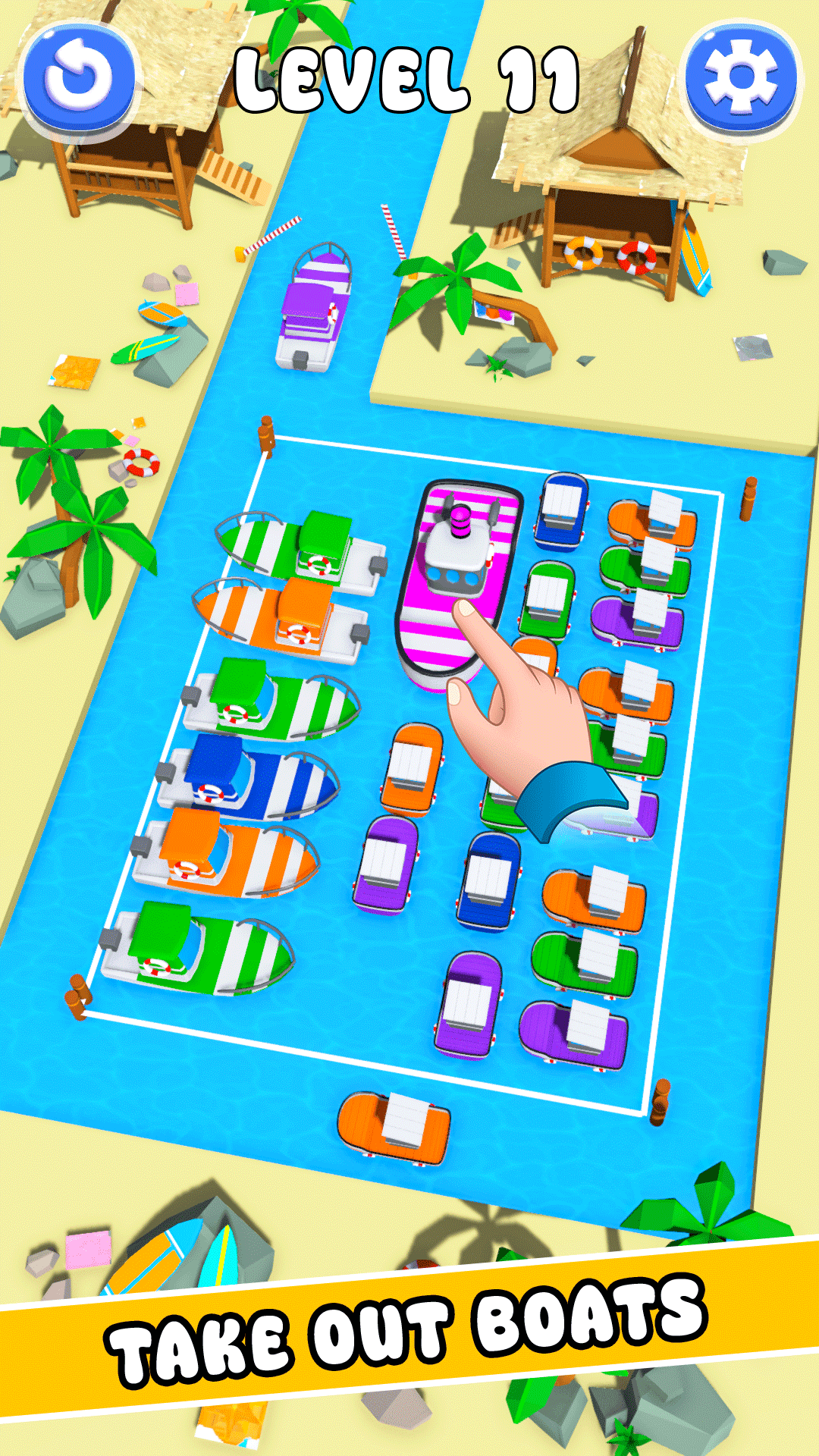 Captura de Tela do Jogo Parking Jam: Car Park Games