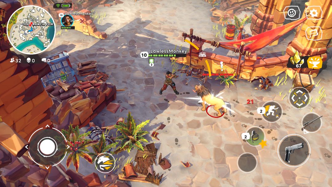 Screenshot of Arena Survivors Battle Royale