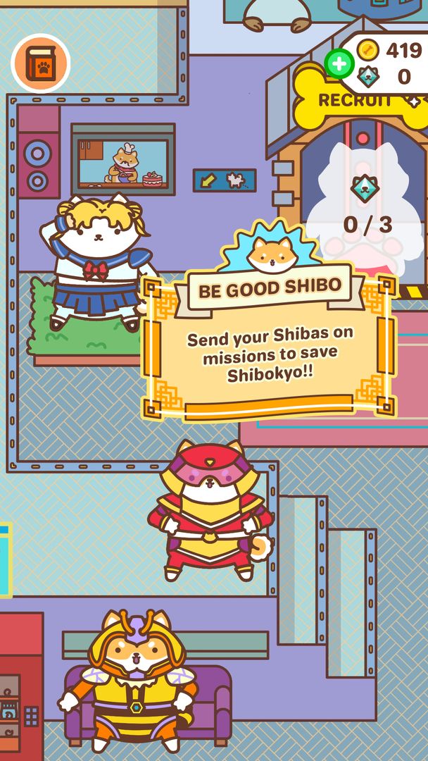 Screenshot of Shiba Force