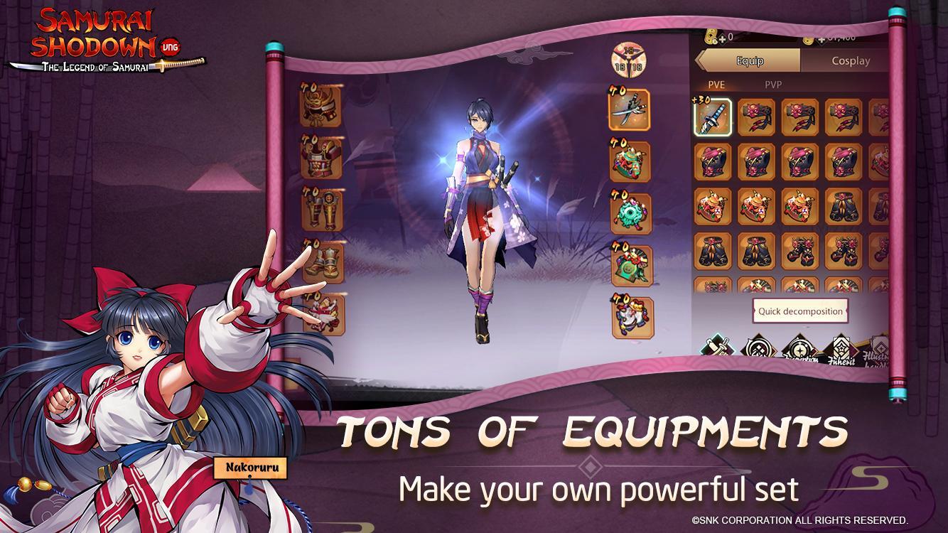 SAMURAI SHODOWN: The Legend of Game Screenshot