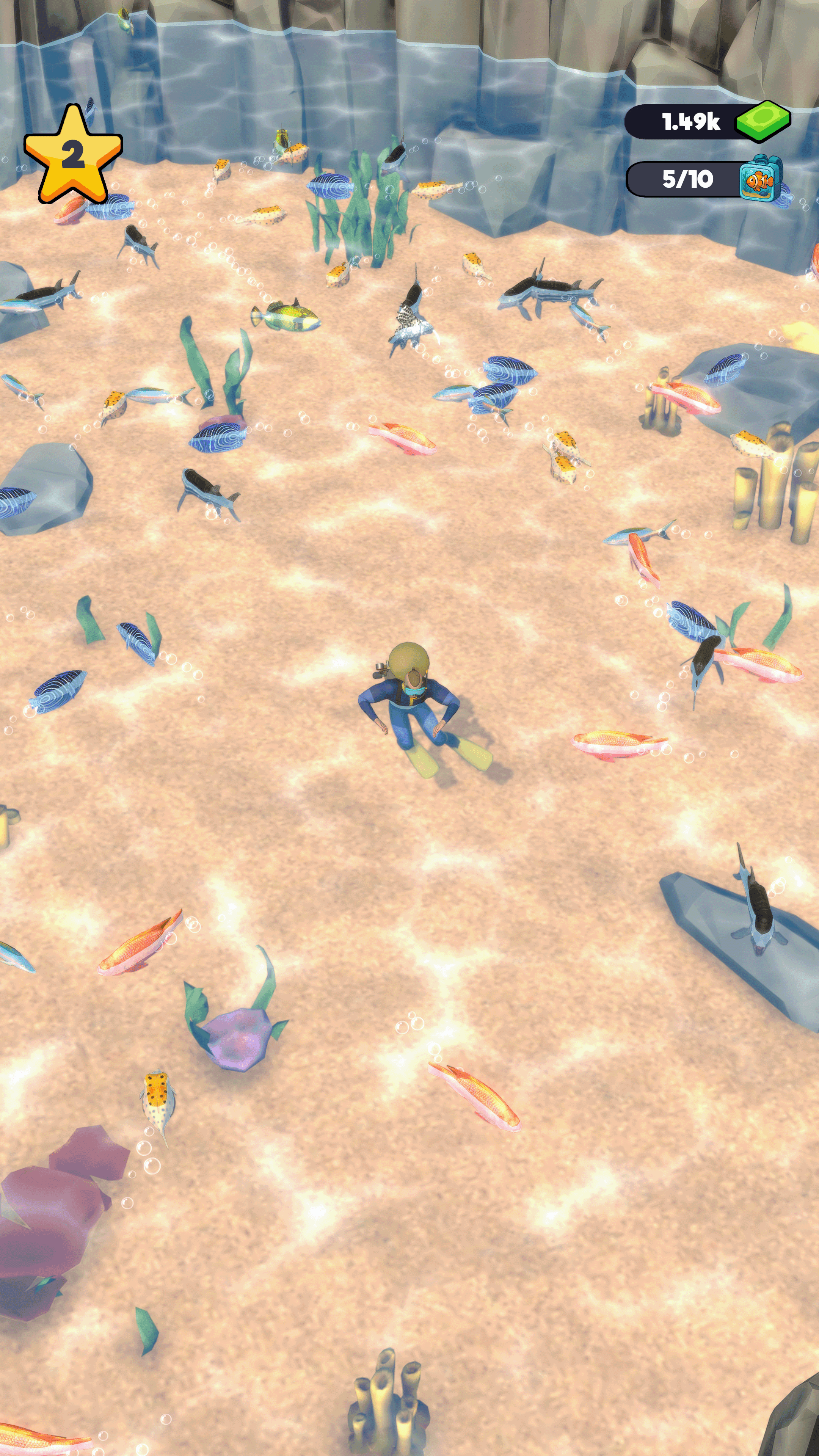 Aquarium Shop Manager Game Screenshot