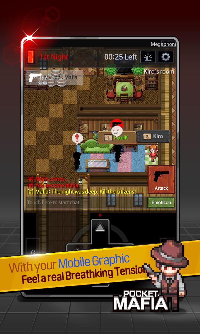 Screenshot of Pocket Mafia: Mysterious Thriller game
