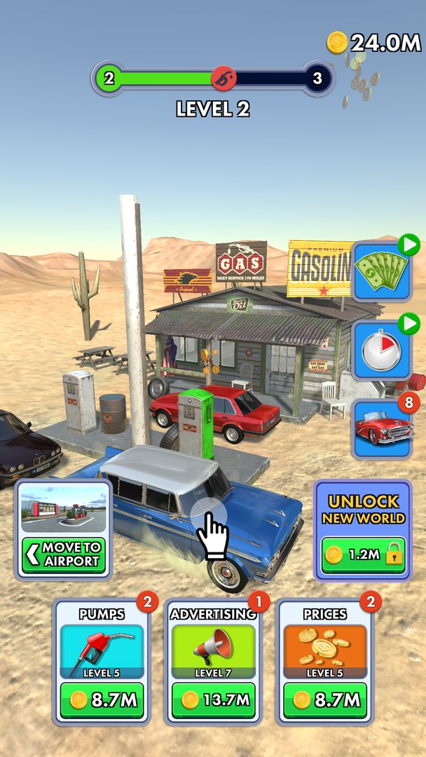 Screenshot of Gas Station