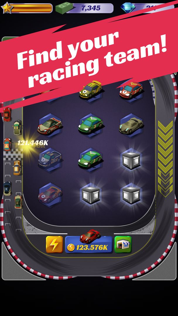 Merge Car - offline idle car racing game遊戲截圖