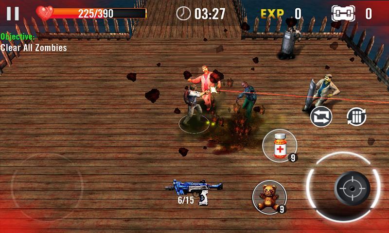 Screenshot of Zombie Overkill 3D