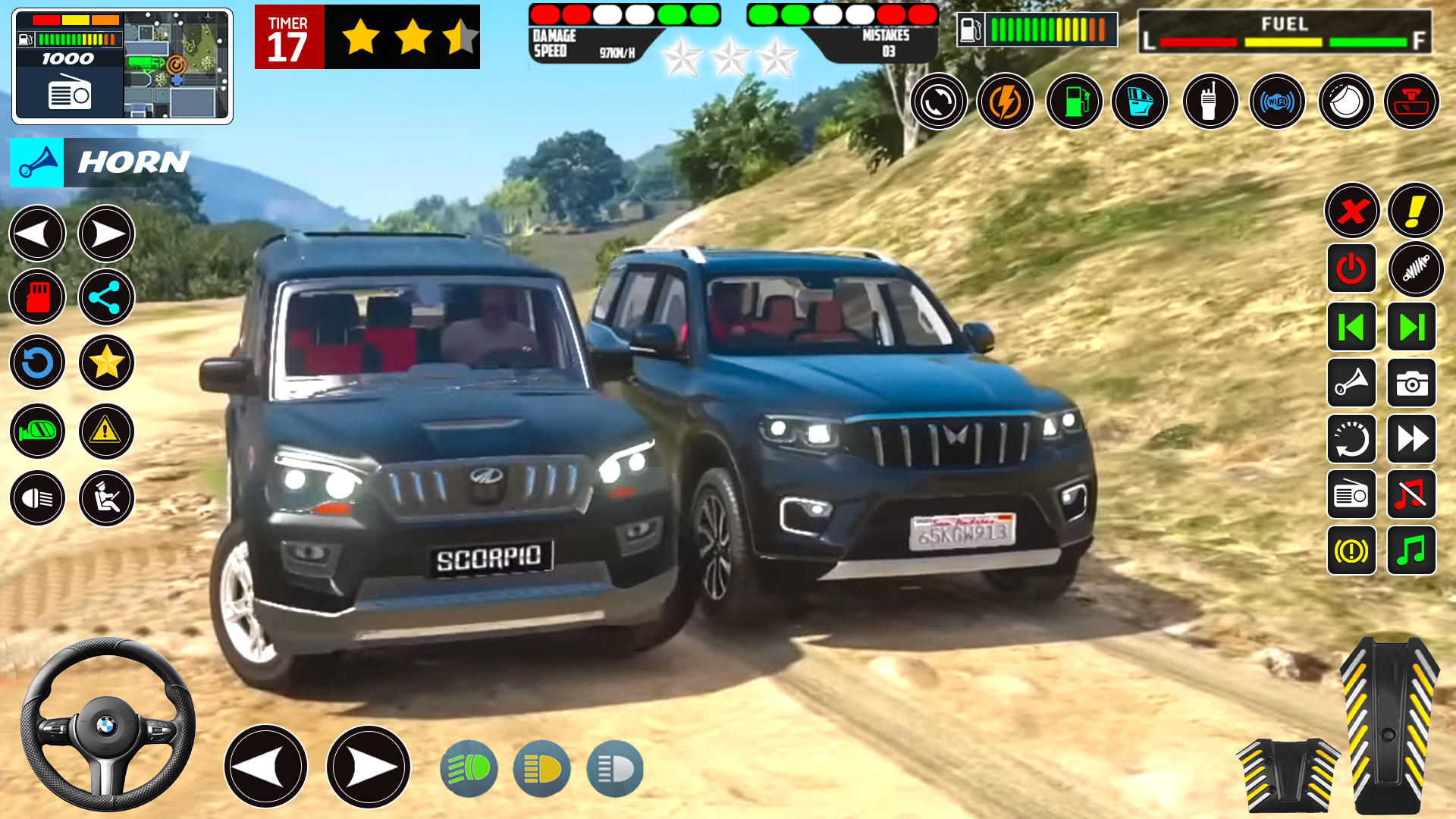 Screenshot 1 of Permainan Jeep Wala India 3D 1.0