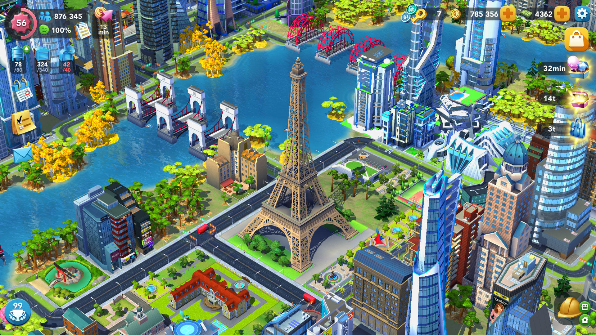 SimCity BuildIt Game Screenshot