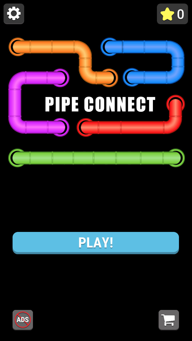 Screenshot 1 of Pipe Connect - ဦးနှောက်ဉာဏ်စမ်းဂိမ်း 1.2