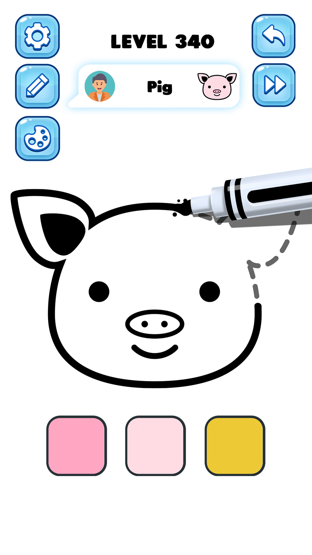 Coloring Game: Little artist Game Screenshot