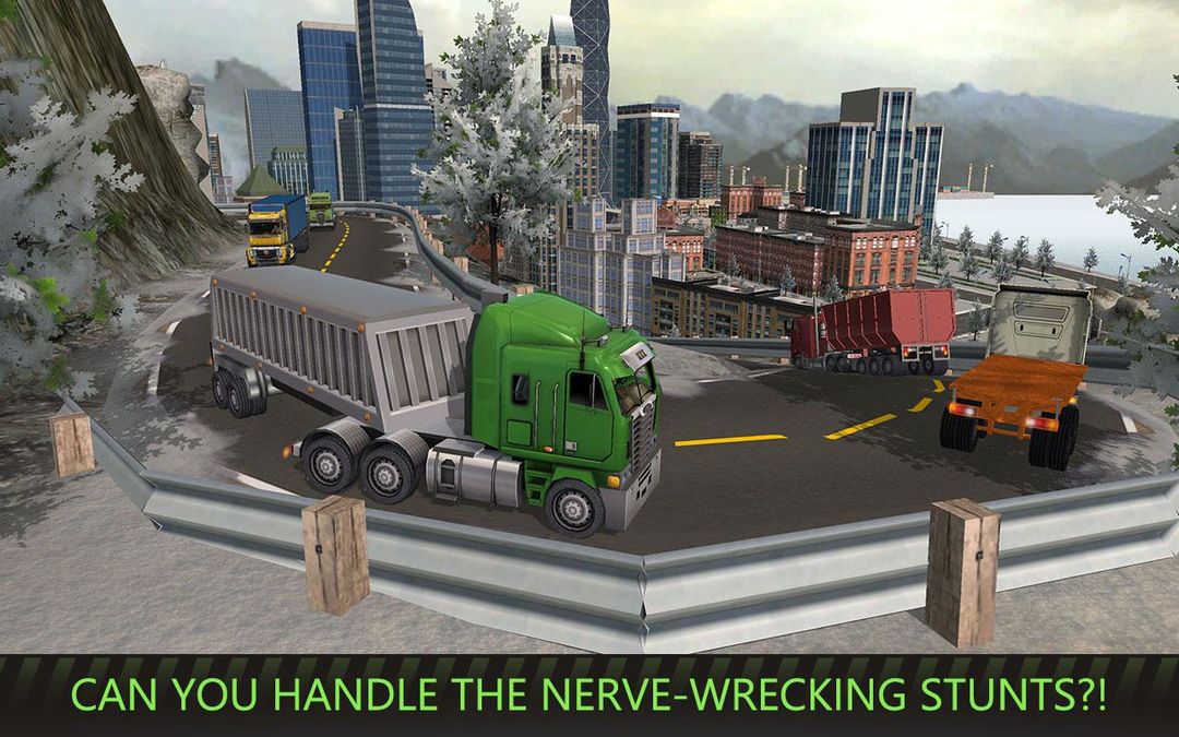 미국 트럭 드라이버 : 18 휠러 게임 스크린 샷
