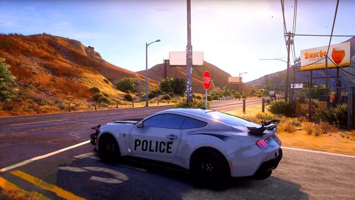 Police Car Driving Drift Games Game Screenshot
