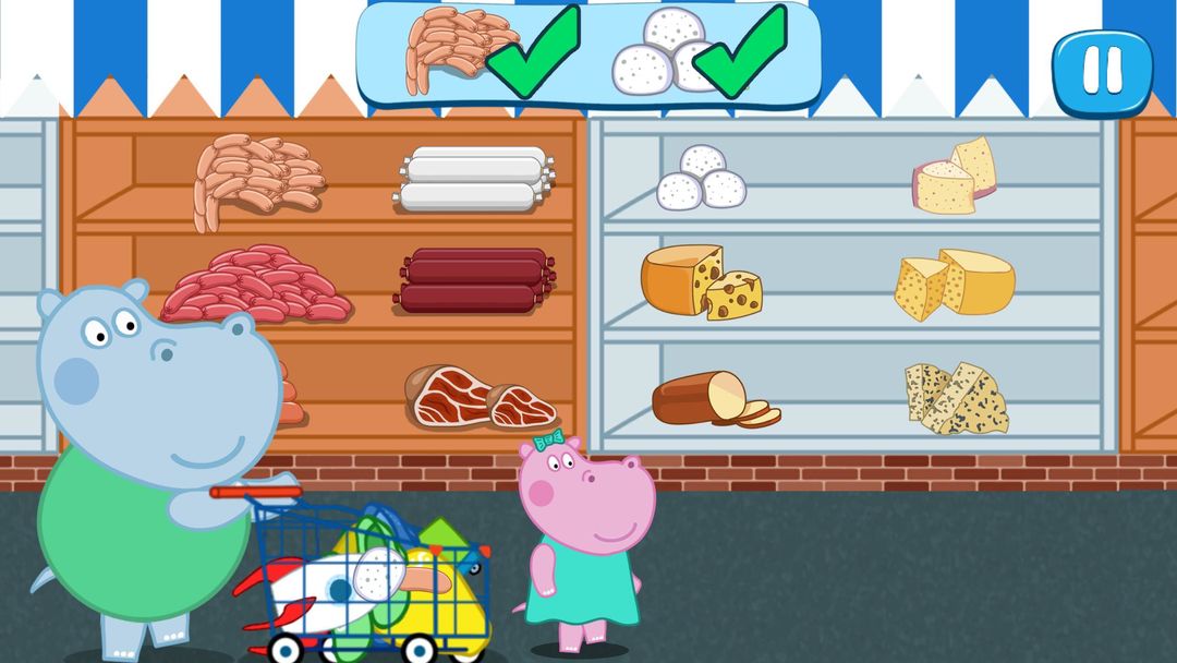 Screenshot of Kids Supermarket: Shopping