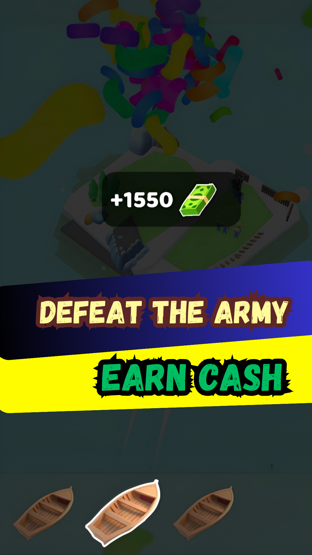 Raft Battle- War Heroes Game Screenshot