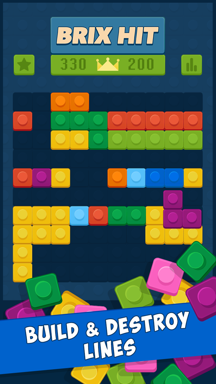 Brix Hit - 1010 Puzzle Game Game Screenshot