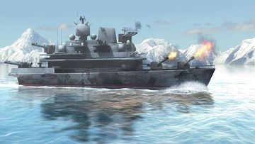 Naval Fury: Warship 3D Game Screenshot