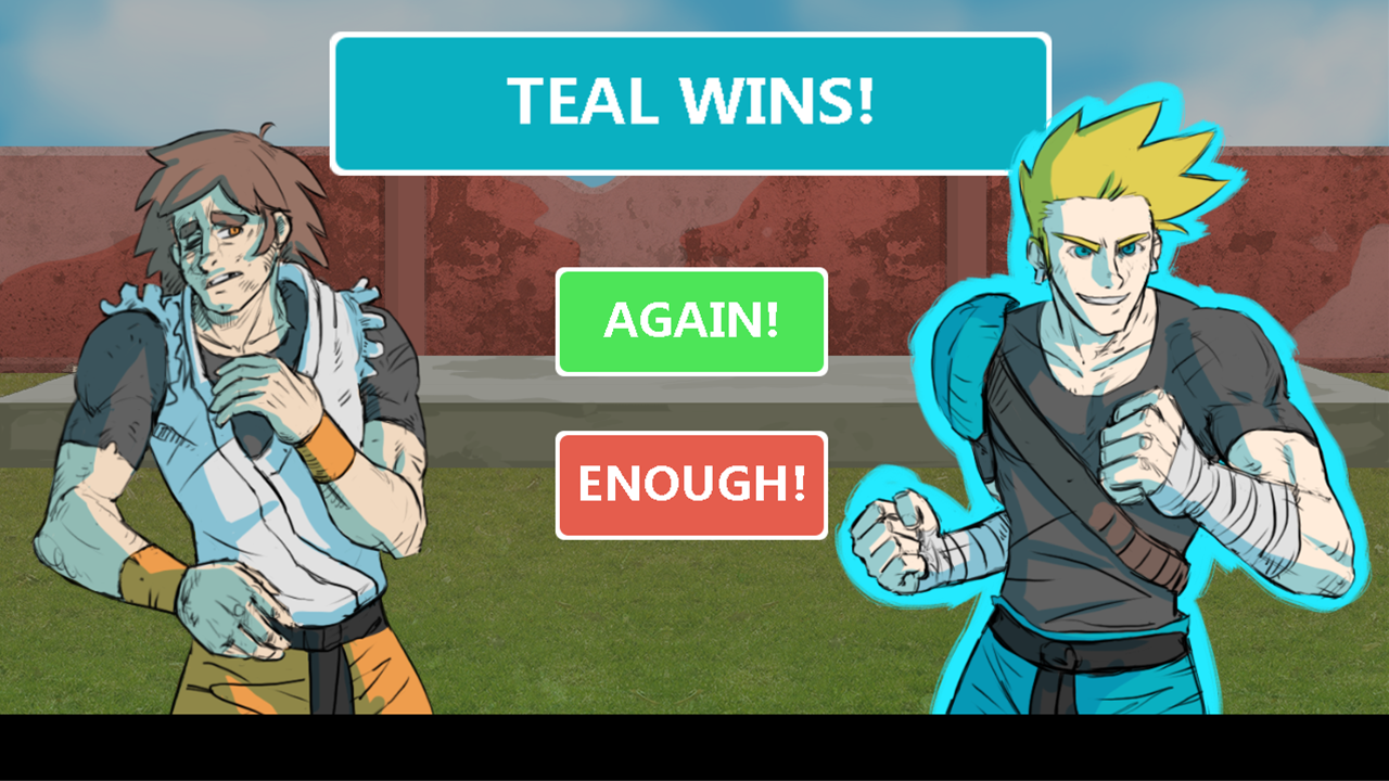 Tap Fighters - 2 players Game Screenshot