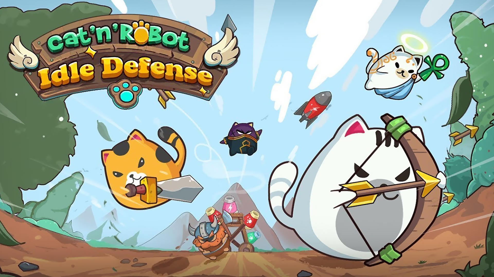 Banner of CatnRobot Idle TD: Battle Cat 