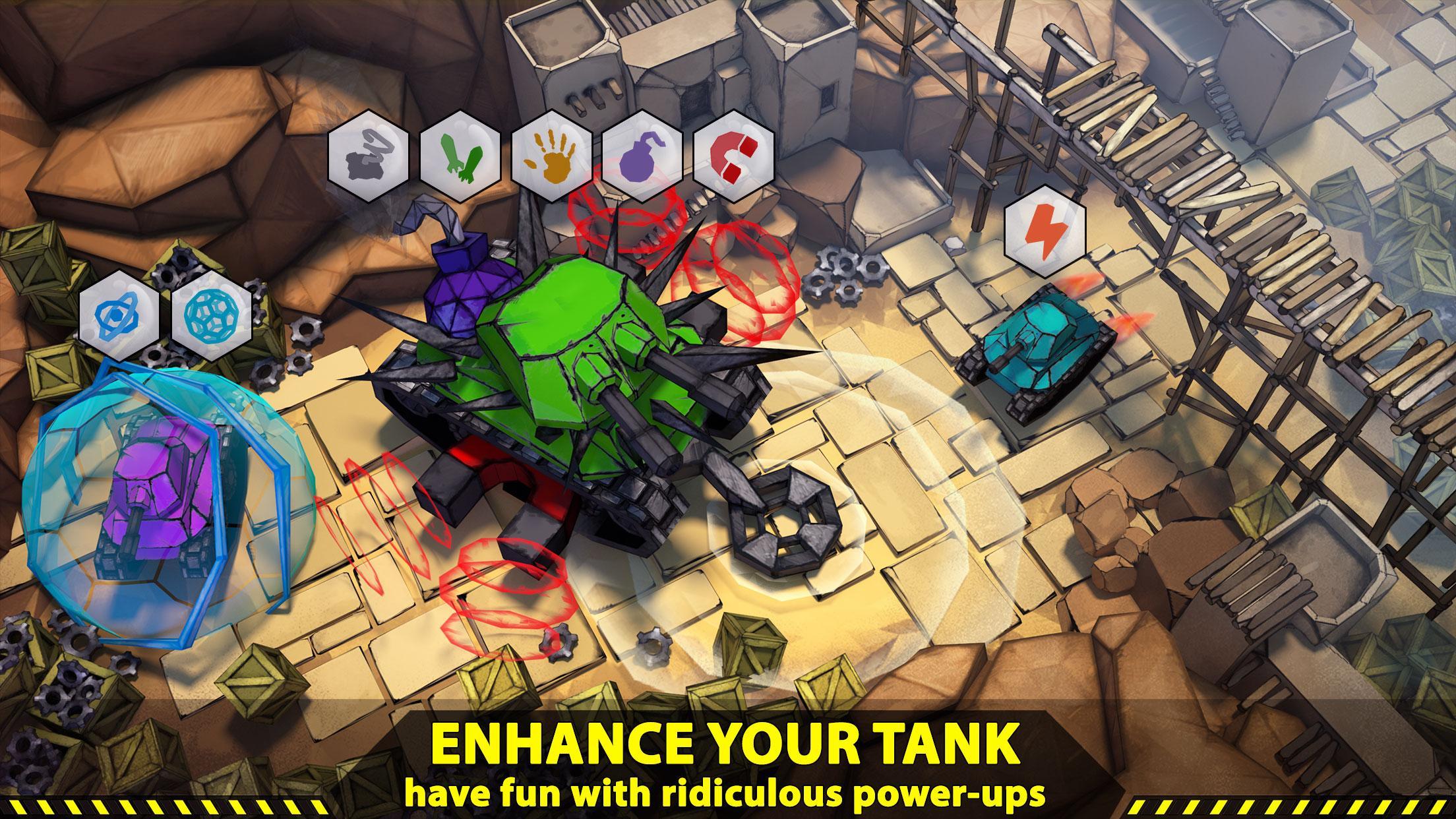 Crash of Tanks: Pocket Mayhem ภาพหน้าจอเกม