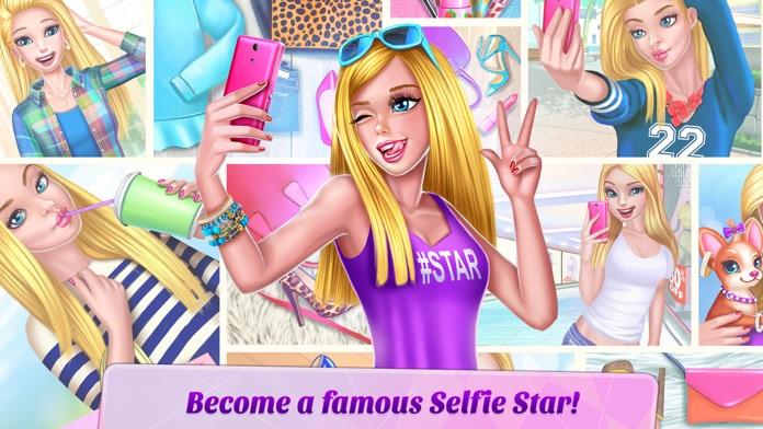 Selfie Queen Star Game Screenshot