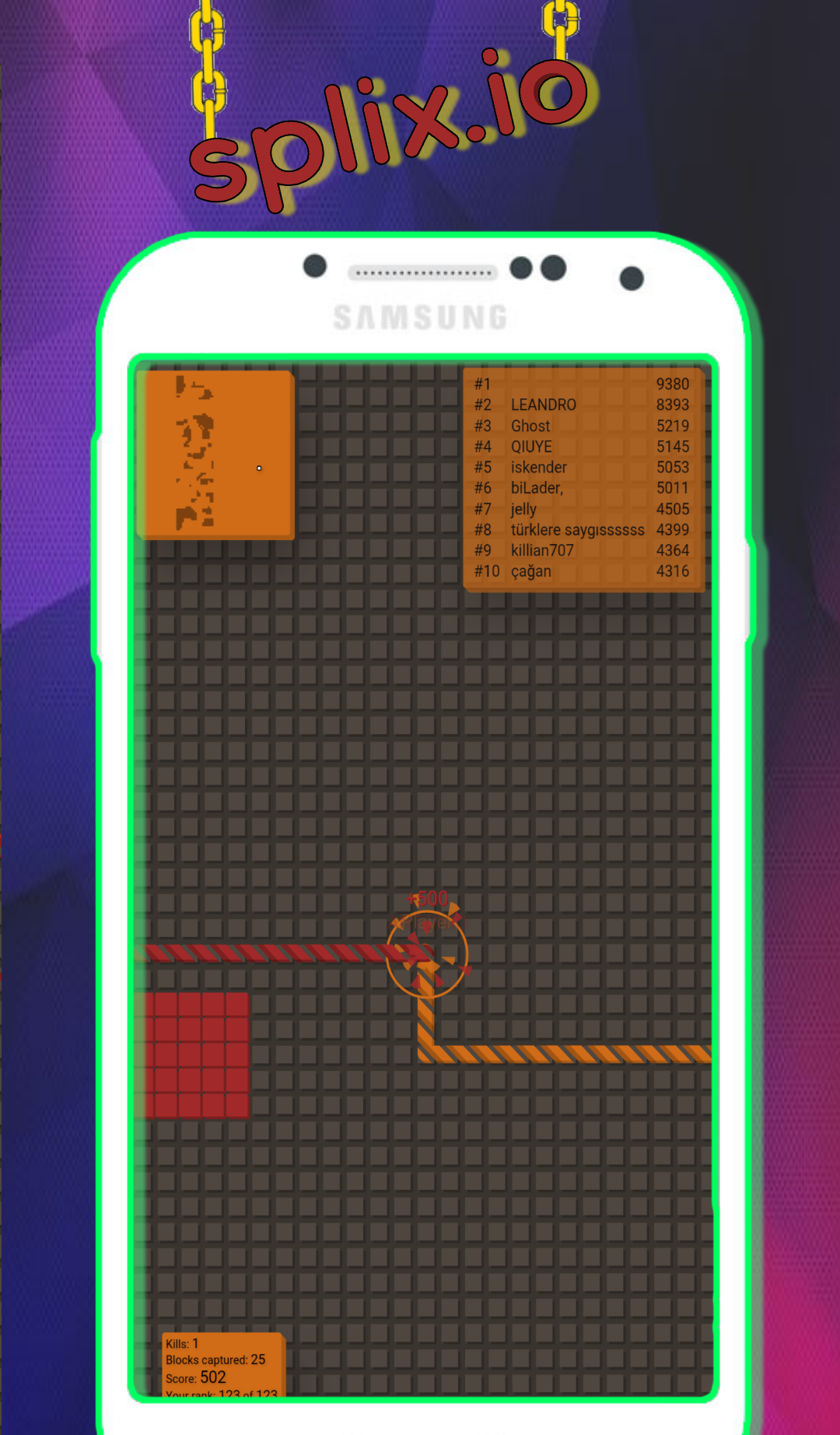 Splix.io BETA Game Screenshot