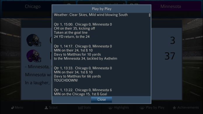 Pro Strategy Football 2020 Game Screenshot