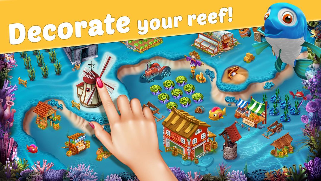 Reef Rescue: Match 3 Adventure ภาพหน้าจอเกม