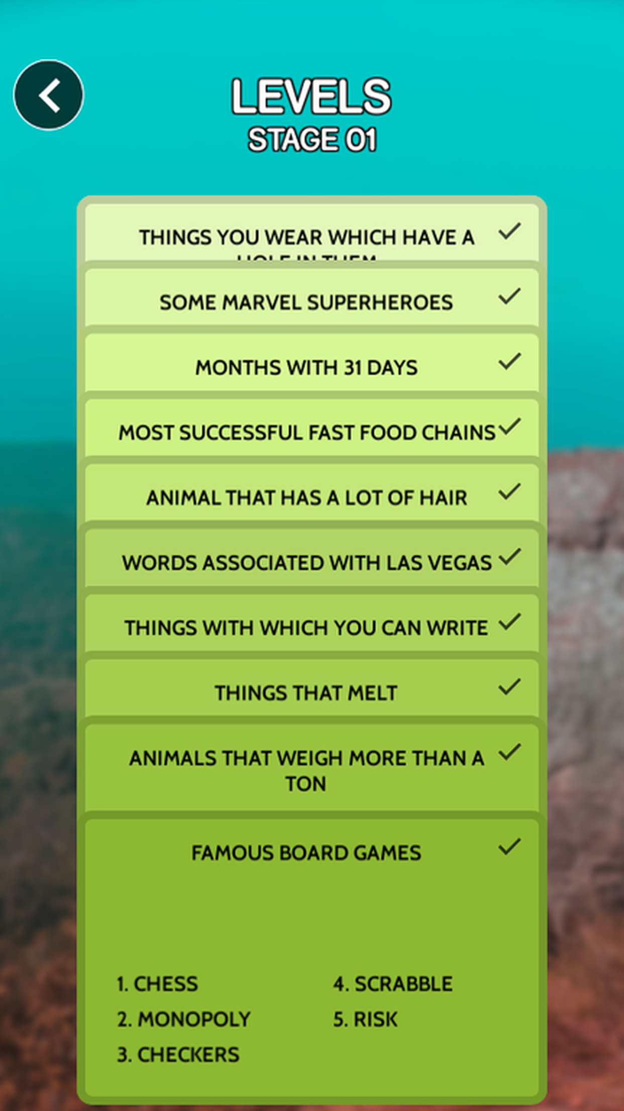 Think..! Game Screenshot