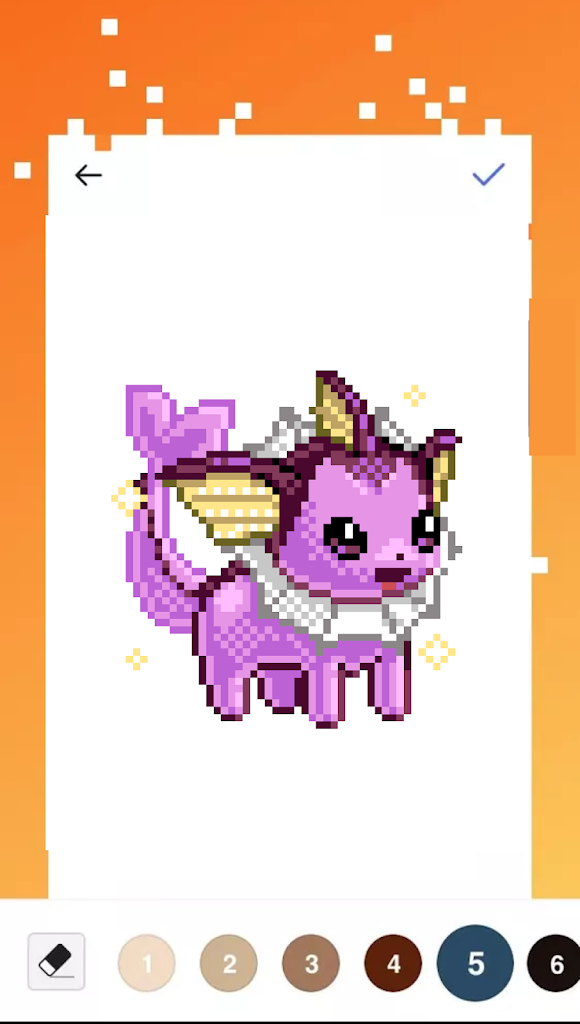 Pokepix Color By Number Game Screenshot
