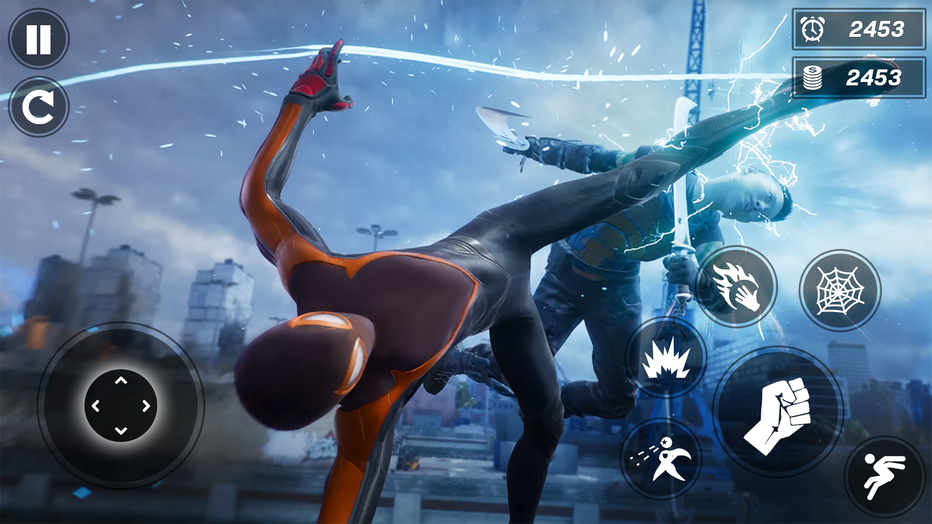 Captura de Tela do Jogo Spider Hero Superhero Fighting