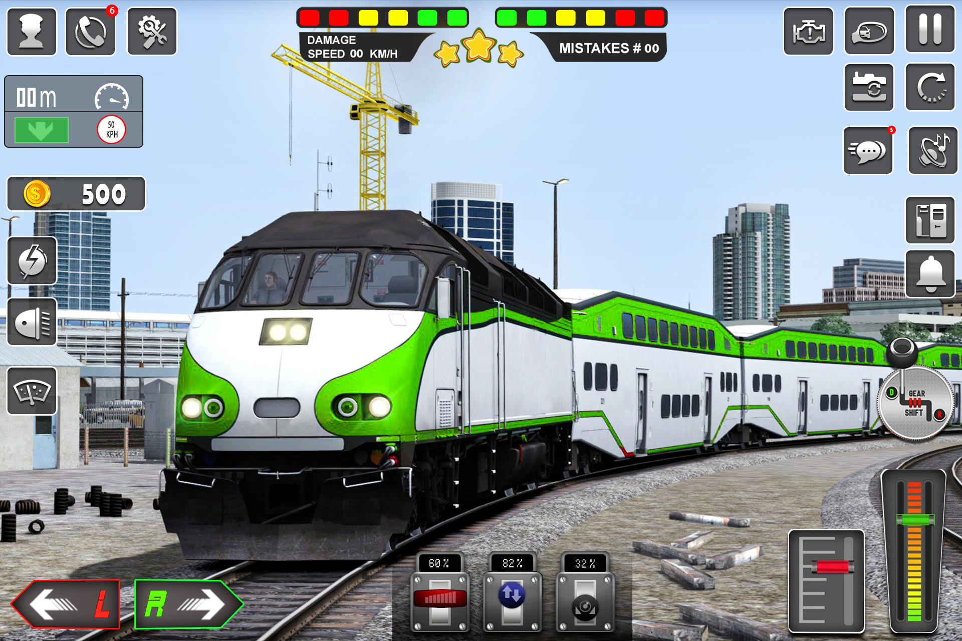 Screenshot of Railway Train Simulator Game