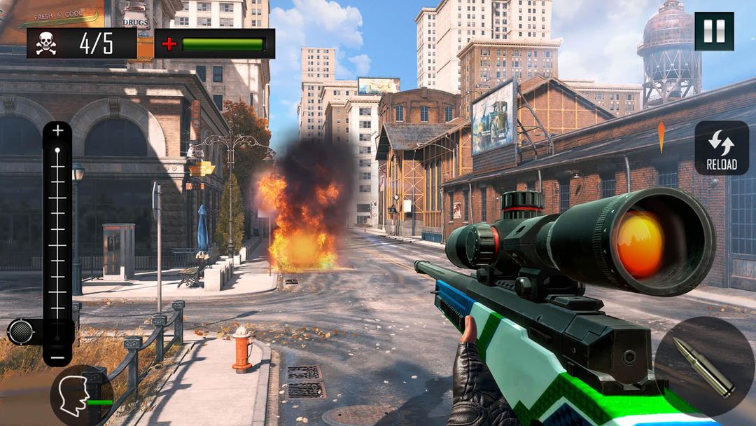 Sniper FPS 3D Gun Shooter Free Game 게임 스크린 샷