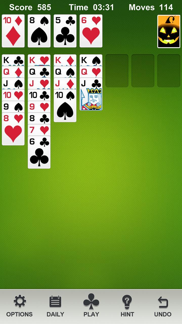 Solitaire Game Screenshot