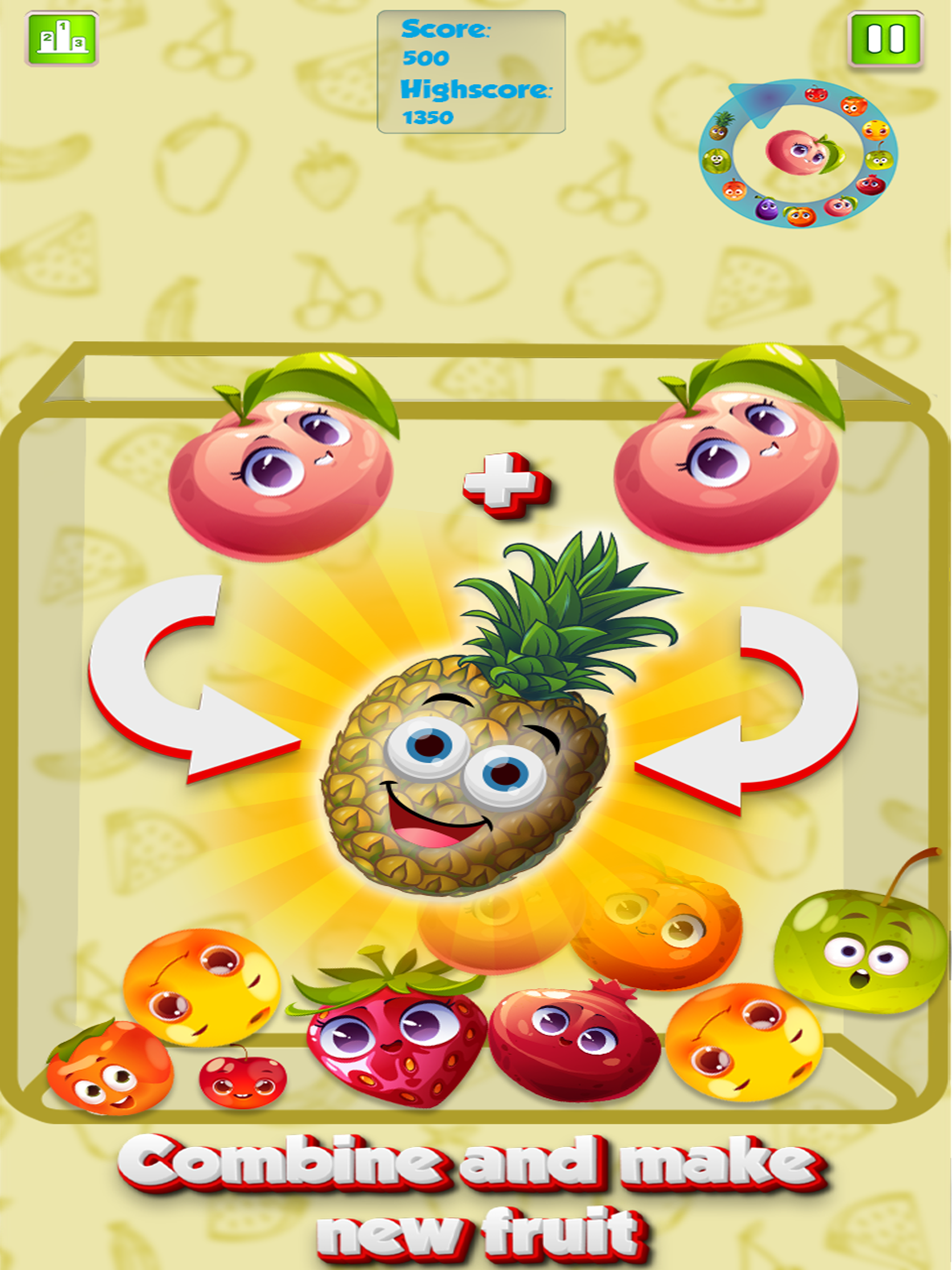 Merge Pineapple - Fruit Merge android iOS apk download for free-TapTap