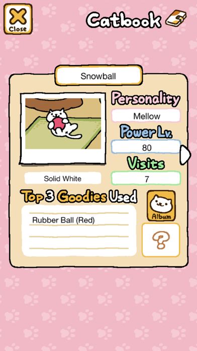 Screenshot of Neko Atsume: Kitty Collector