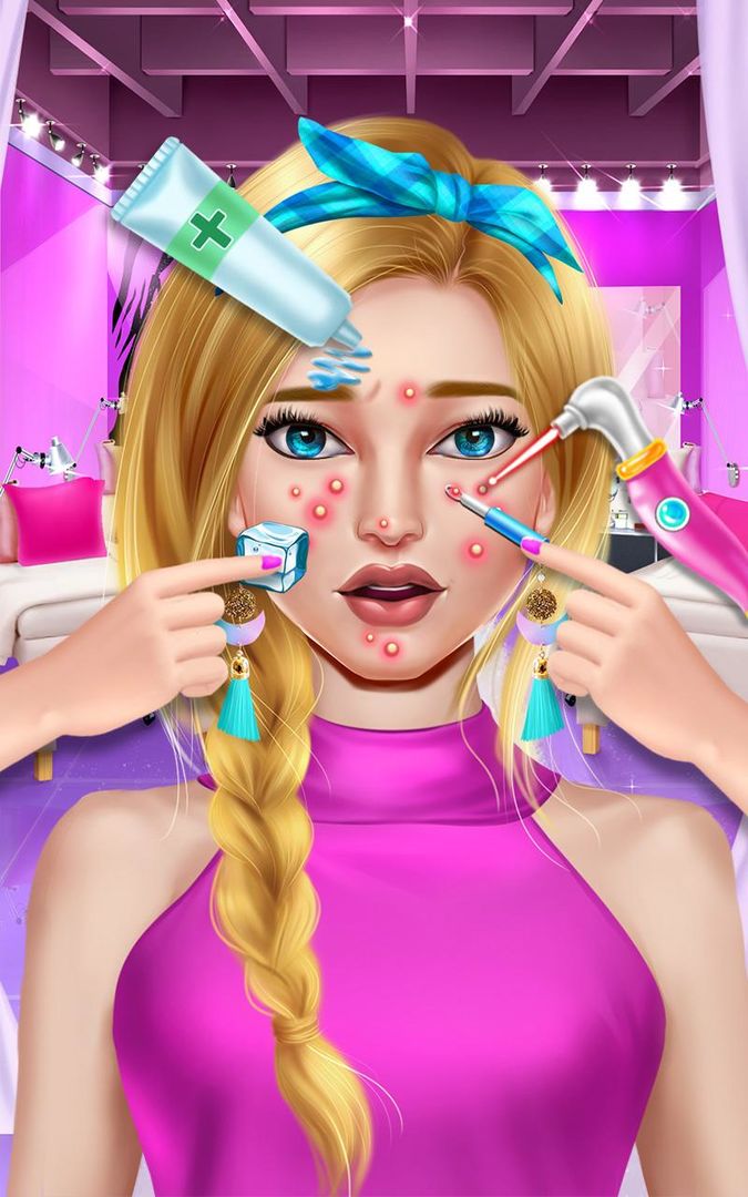 Makeup Artist - Pimple Salon 게임 스크린 샷