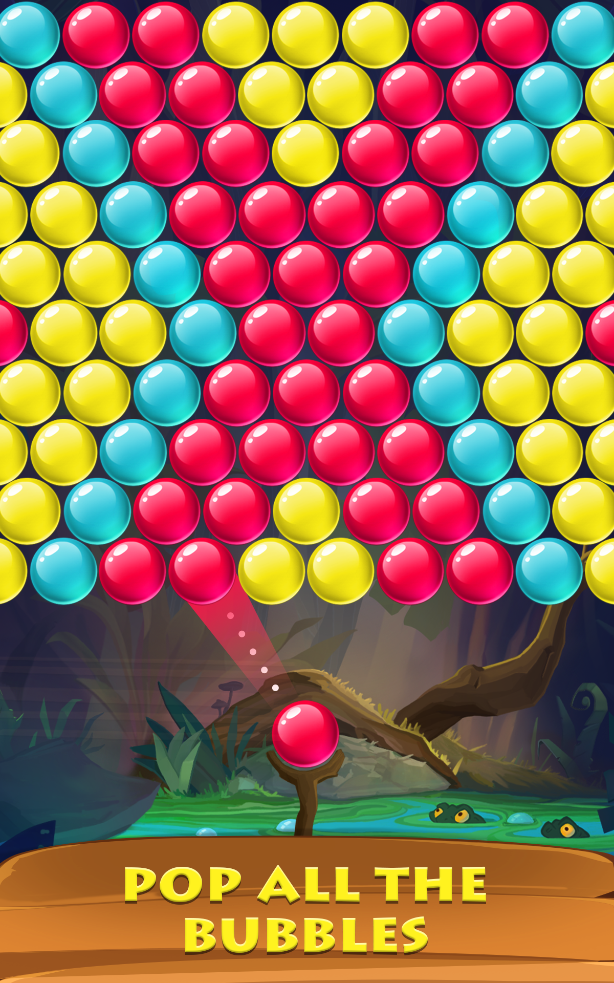 Cuplikan Layar Game Jungle Bubble Adventure