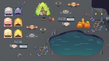 Cat Forest - Healing Camp Game Screenshot