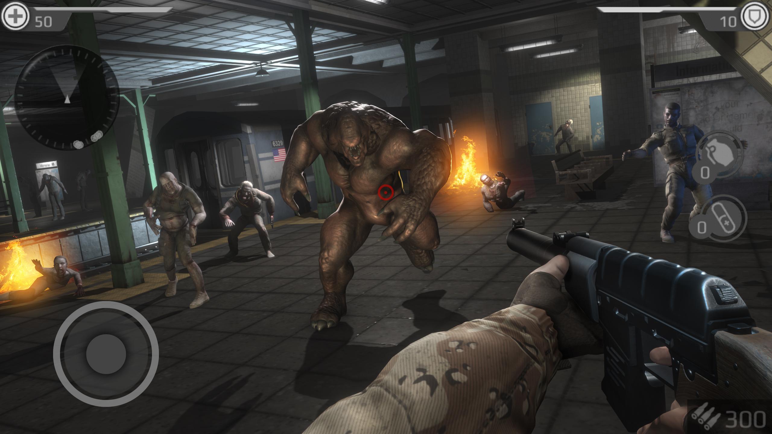 Screenshot 1 of Bawah Tanah 2077: Zombie FPS 1.0.51