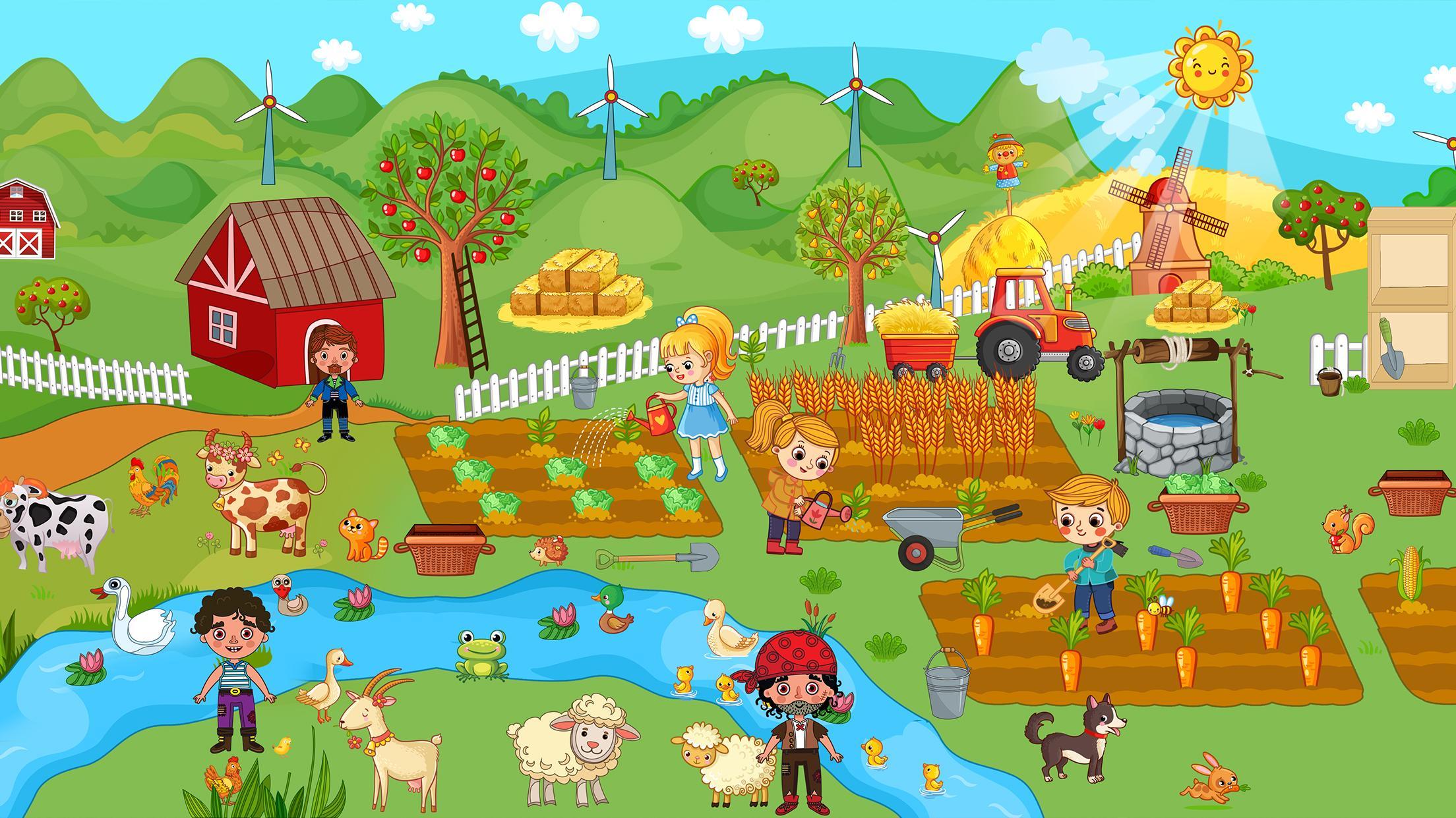 Screenshot 1 of Притворись, играй в фермерскую деревенскую жизнь 1.0.14