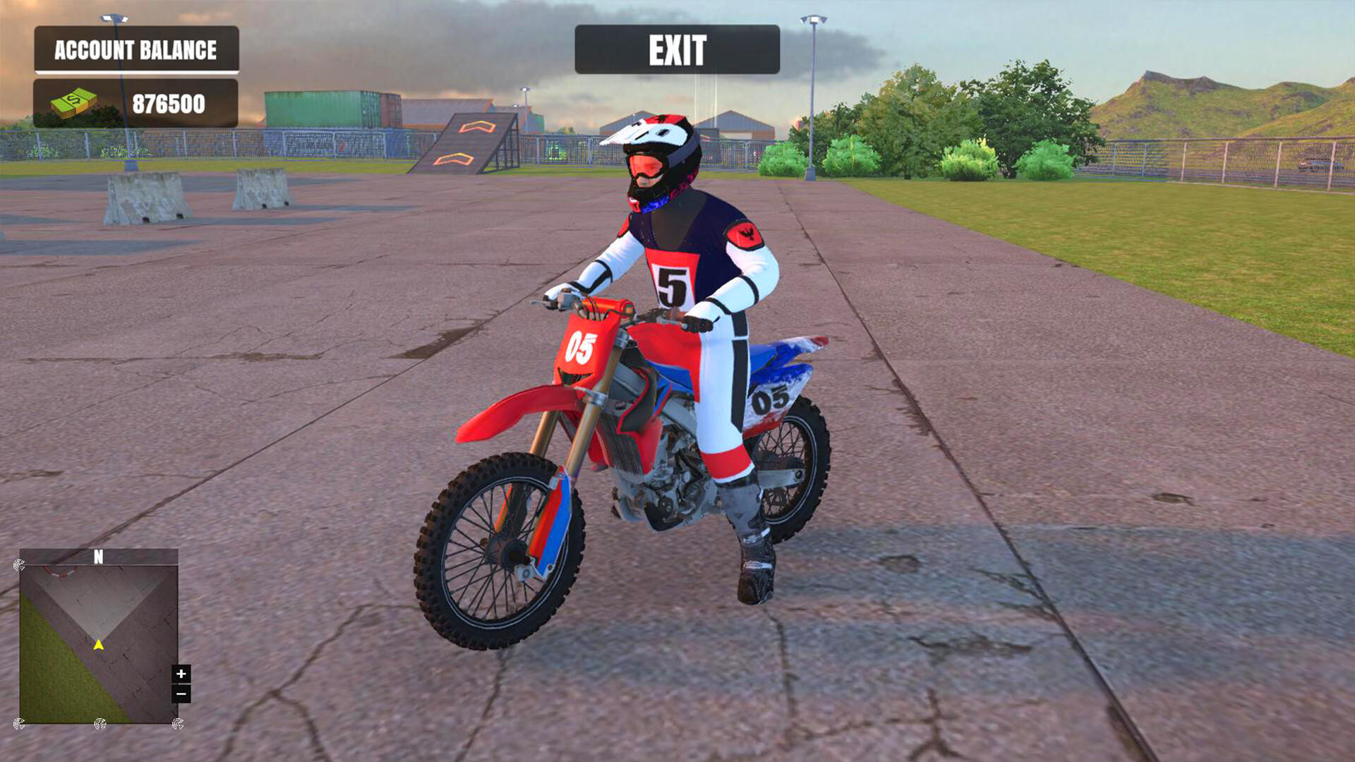 Screenshot of Real Motocross Driving Simulator