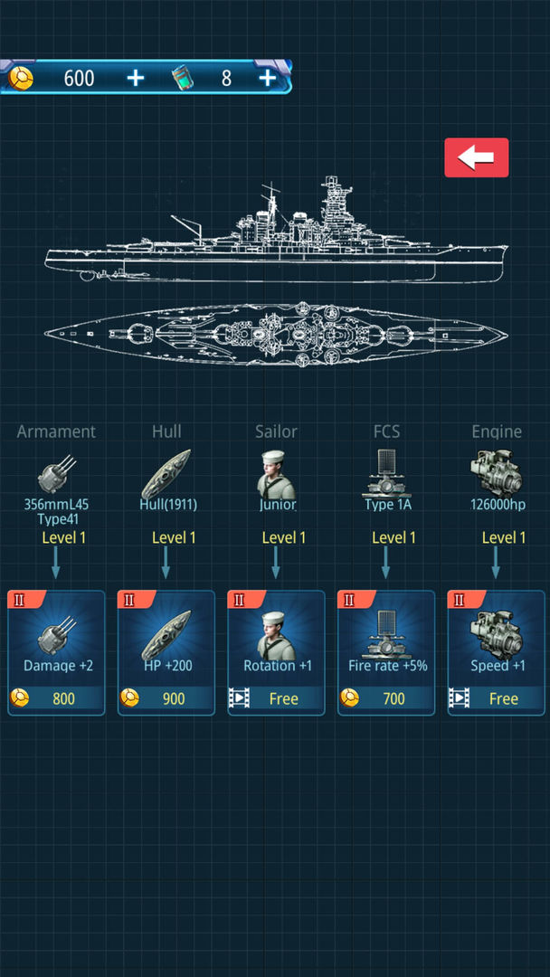 Screenshot of Fury Warship